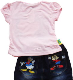 2012夏季童裝批發(fā)指南 特價純棉短袖T恤與牛仔短裙，廠家直供價優(yōu)